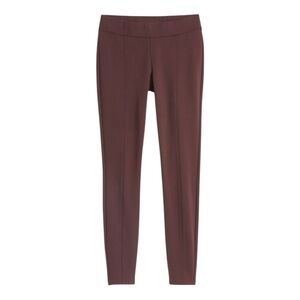 Old Navy Size M Brown Ponte Stevie High Rise Pull On Pants Rayon-Nylon-Spandex